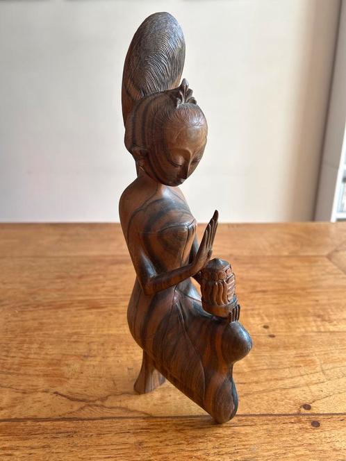 Balinees Houten Beeld - Houtsnijwerk uit Bali, Antiek en Kunst, Kunst | Beelden en Houtsnijwerken, Ophalen of Verzenden