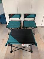 2x quechua inklapbare stoel kind en 1x tafeltje, Ophalen of Verzenden, Zo goed als nieuw, Campingstoel