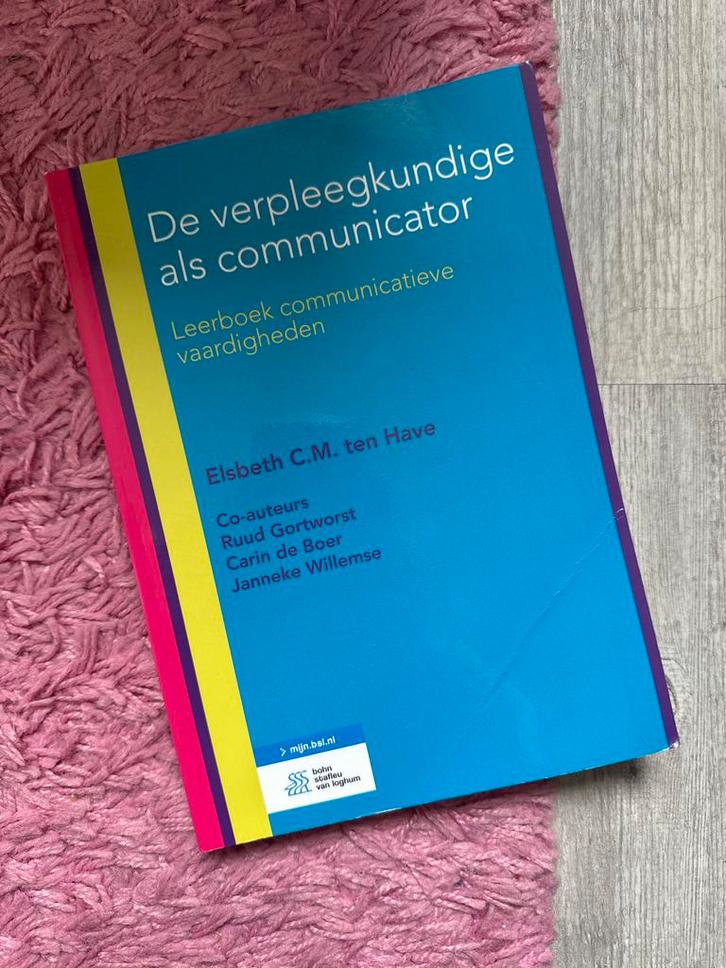 De Verpleegkundige als Communicator - Leerboek, Boeken, Studieboeken en Cursussen, Zo goed als nieuw, HBO, Alpha, Ophalen of Verzenden