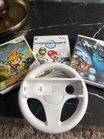 Nintendo Wii Games + Stuurtje, Spelcomputers en Games, Games | Nintendo Wii, Gebruikt, Support@nintendo.com, Racen en Vliegen