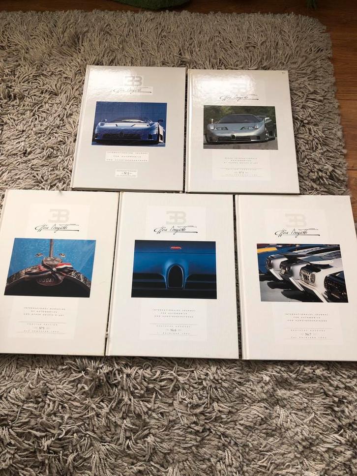 Bugatti Revue Journal 5x, Boeken, Auto's | Folders en Tijdschriften, Gelezen, Ophalen of Verzenden