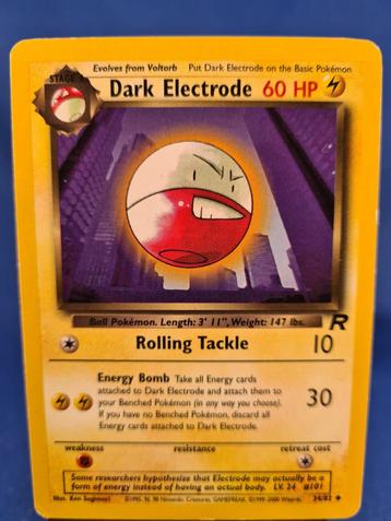 Dark Electrode 34/82 - Team Rocket beschikbaar voor biedingen