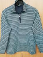 Trui  M King Field met subtiel streepje in petrol kleuren, Kleding | Dames, Maat 38/40 (M), King Field, Gedragen, Verzenden
