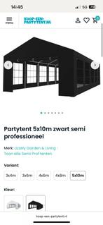 Partytent 5x10, Tuin en Terras, Partytenten, Ophalen, Zo goed als nieuw, Minder dan 5 meter