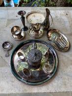 verzilverde artikelen, Antiek en Kunst, Antiek | Goud en Zilver, Ophalen of Verzenden, Zilver