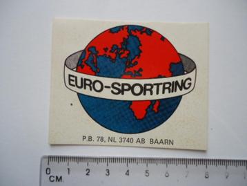 sticker oud Baarn Euro sportring retro sport beschikbaar voor biedingen