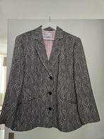 Blazer maat 48 Marcona met grafische print, Kleding | Dames, Grote Maten, Zwart, Ophalen of Verzenden, Zo goed als nieuw, Jasje of Colbert