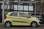 Kia Picanto 1.2 CVVT ISG Airco Led Elek. Ramen 1ste Eigenaar, Voorwielaandrijving, Euro 5, Gebruikt, Zwart