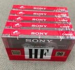 Sony HF 90 Cassettebandjes - Nieuw in verpakking, 2 t/m 25 bandjes, Ophalen of Verzenden, Origineel, Pop
