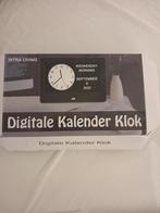 digitale kalenderklok, Ophalen of Verzenden, Zo goed als nieuw, Digitaal, Staande klok