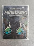 Minecraft oorbellen, Ophalen of Verzenden, Nieuw, Overige materialen