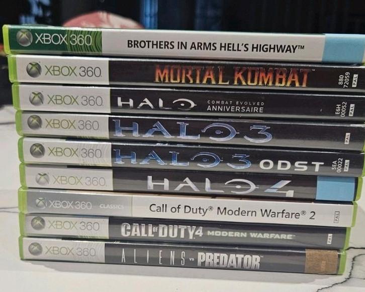 9 Xbox 360 spellen, Spelcomputers en Games, Games | Xbox 360, Gebruikt, Shooter, 3 spelers of meer, Vanaf 18 jaar, Ophalen of Verzenden