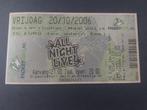 All Night live concert ticket 2006 Balleringhal Naaldwijk, Ophalen of Verzenden, Foto of Kaart