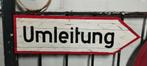 Houten Replica Bord WW2 - 'Umleitung' Duits, Verzamelen, Militaria | Tweede Wereldoorlog, Ophalen of Verzenden, Duitsland