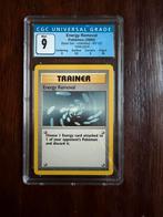 Energy Removal Pokemon kaart - CGC 9 Mint base set, Ophalen of Verzenden, Zo goed als nieuw, Losse kaart