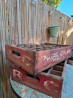 2 originele houten kisten Royal Crown Cola jaren 60 zeldzaam, Ophalen of Verzenden, Nieuw, Overige typen