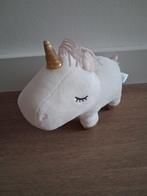Knuffel eenhoorn unicorn H&M Home gouden hoorn L557, Ophalen of Verzenden, Zo goed als nieuw, Overige typen