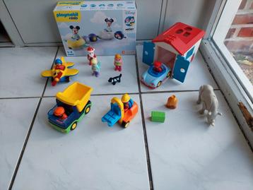 Leuke 123 Playmobil set met diverse figuren, een huisje,  beschikbaar voor biedingen