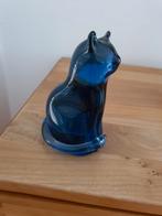 Wedgewood Blauwe Glazen Poes, Antiek en Kunst, Ophalen of Verzenden
