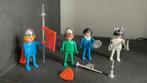 Playmobil vintage 1974 ridders koning en accessoires, Ophalen of Verzenden, Gebruikt, Los playmobil