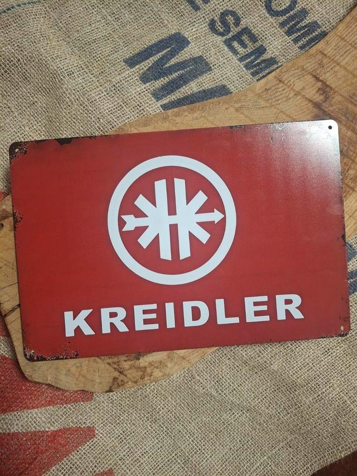 Kreidler metalen bord, Huis en Inrichting, Woonaccessoires | Wanddecoraties, Nieuw, Ophalen of Verzenden