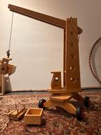 Fagus Houten Hijskraan - Prachtig Speelgoed!, Kinderen en Baby's, Speelgoed | Houten speelgoed, Ophalen of Verzenden, Gebruikt