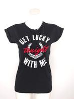 Nieuw NIKKIE T-shirt maat 34 zwart Get Lucky with me, Ophalen of Verzenden, Nieuw, Maat 34 (XS) of kleiner, Zwart