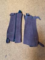 Paardrij chaps suede, Dieren en Toebehoren, Paardrijkleding, Ophalen of Verzenden, Zo goed als nieuw, Schoeisel