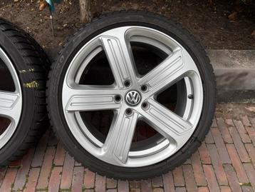 Originele 18 inch VW Golf 6/7/7.5 R Cadiz velgen Pirelli beschikbaar voor biedingen