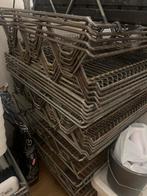 Vintage Bakkersrekken op Karren, Doe-het-zelf en Verbouw, Kratten en Dozen, Ophalen, Gebruikt