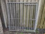Te koop gegalvaniseerde kenneldeur, Dieren en Toebehoren, Ophalen, Zo goed als nieuw, 110 cm of meer, 100 cm of meer