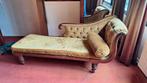 Antieke Chaise Longue - Goud, Hout, Gebruikt, Eenpersoons, Minder dan 75 cm
