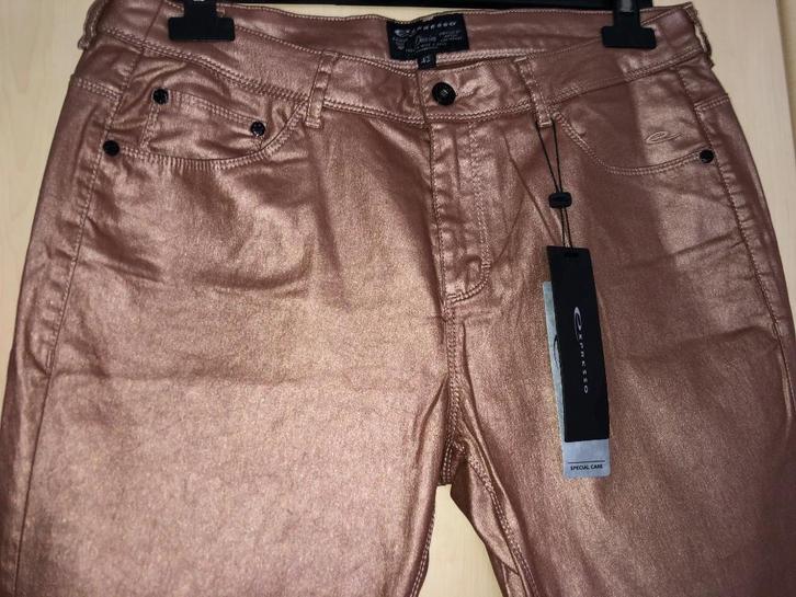 Expresso gecoate katoenen stretch jeans rose kleur maat 42, Kleding | Dames, Spijkerbroeken en Jeans, Zo goed als nieuw, W33 - W36 (confectie 42/44)