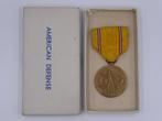 US WO2 Cased American Defense Medal (slot brooch), Ophalen of Verzenden, Landmacht, Amerika, Lintje, Medaille of Wings
