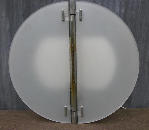 METALARTE WANDLAMP " VERTE P", Huis en Inrichting, Lampen | Wandlampen, Gebruikt, Glas, Metaal, Ophalen of Verzenden