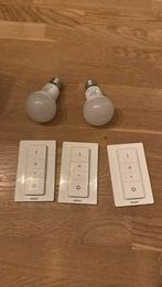 Philips Hue Set: Dimmer, Lampen (A60), Huis en Inrichting, Lampen | Vloerlampen, Ophalen of Verzenden, Zo goed als nieuw, Kunststof