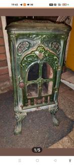 Antieke Franse houtkachel, Huis en Inrichting, Kachels, Ophalen, Gebruikt, Hout, Houtkachel