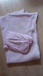 JOLEIN licht roze ledikant deken en roze hoeslaken, Kinderen en Baby's, Dekens, Slaapzakjes en Inbakerproducten, Ophalen, Gebruikt