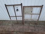 Stalen raamkozijnen, 2 stuks, Doe-het-zelf en Verbouw, Glas en Ramen, Ophalen