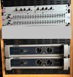 Versterkers Yamaha  P3500s + Equaliser DBX+ Crossover DBX, Ophalen, Zo goed als nieuw