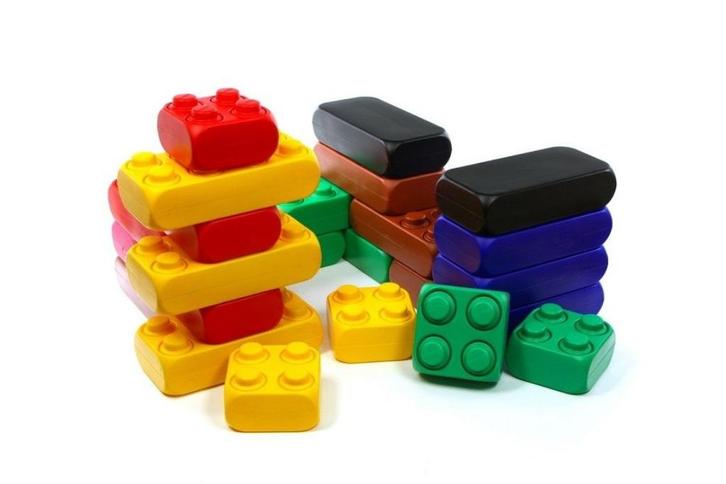 Bouw Groots met Mega ESDA LEGO-blokken!Te huur/verjaardag, Hobby en Vrije tijd, Feestartikelen | Verhuur, Zo goed als nieuw, Overige