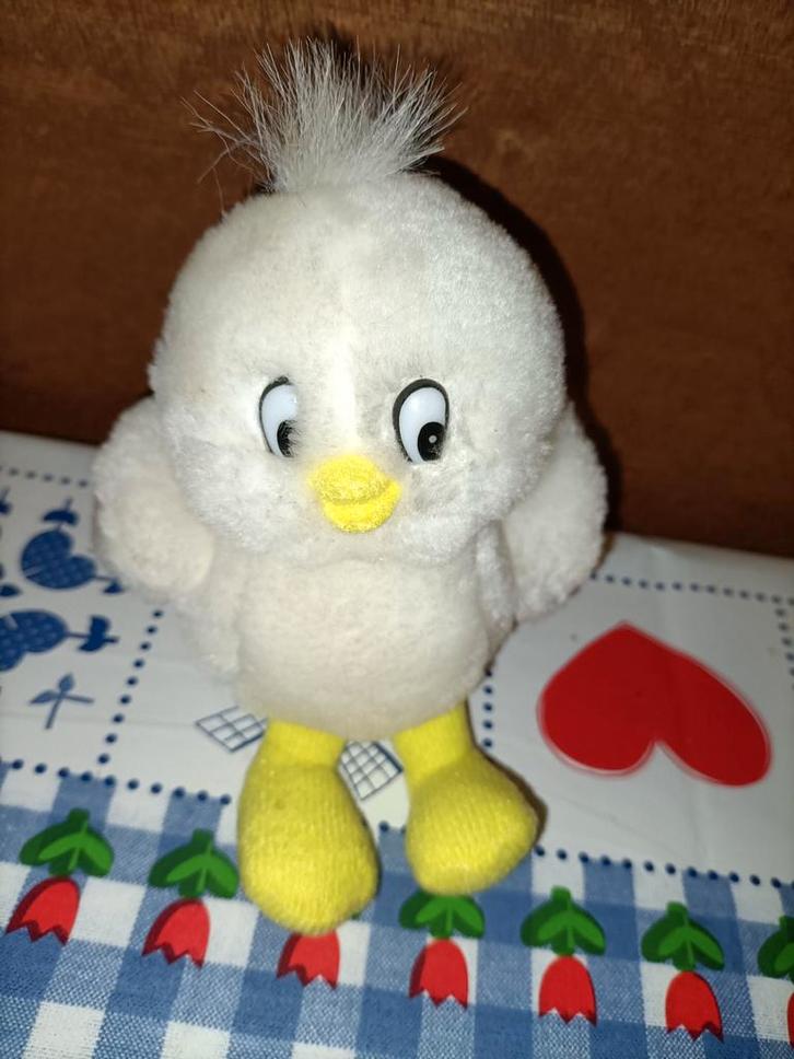 Happy Horse kuiken knuffeltje wit 11 cm met rammelaar, Kinderen en Baby's, Speelgoed | Knuffels en Pluche, Ophalen of Verzenden