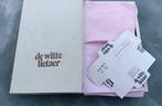 DE WITTE LIETAER vintage roze damast tafelkleed + 8 servet, Huis en Inrichting, Tafelkleden, Ophalen of Verzenden, Nieuw, Rechthoek