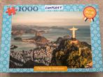 Puzzel 1000 stukjes - Christusbeeld Rio de Janeiro, Gebruikt, Ophalen of Verzenden, 500 t/m 1500 stukjes, Legpuzzel