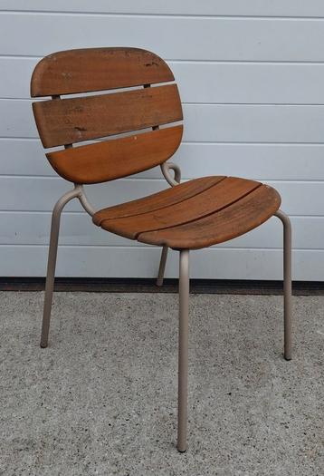 17 x Scab Sisi Mahonie houten stoelen terrasstoelen horeca beschikbaar voor biedingen