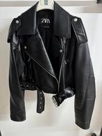 Leren jas, Verzenden, Zo goed als nieuw, Maat 34 (XS) of kleiner, Zara