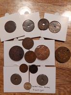 Lotje munten Nederlands Indie (1850-1945), Postzegels en Munten, Munten | Nederland, Ophalen of Verzenden, Koningin Wilhelmina