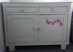 Brocante Kast Commode Kastje 2 lades 1 legplank, Ophalen