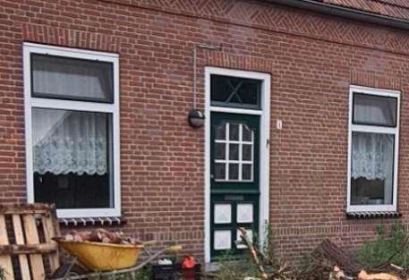 kunststof kozijnen met horren dubbel glas, Doe-het-zelf en Verbouw, Kozijnen en Schuifpuien, Gebruikt, Raamkozijn, Kunststof, 75 tot 150 cm