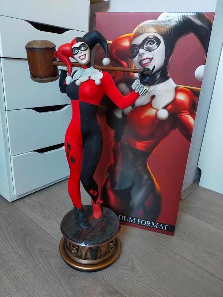 Sideshow Harley Quinn Premium Format Statue, Verzamelen, Beelden en Beeldjes, Zo goed als nieuw, Mens, Ophalen of Verzenden
